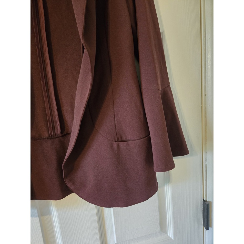 Women's Red Blazer stretch Charlie Paige brand size M - Picture 3 of 5